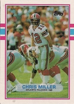 Chris Miller 1989 Topps #341 Sports Card