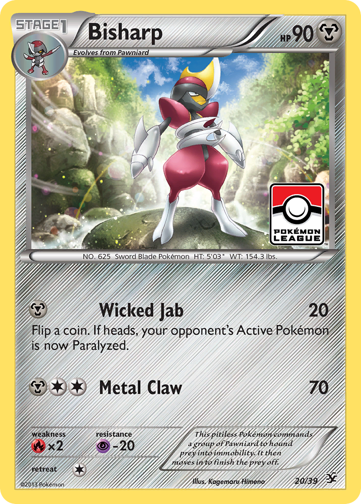 Bisharp (20/39) - Kalos Starter Set Pokémon Card