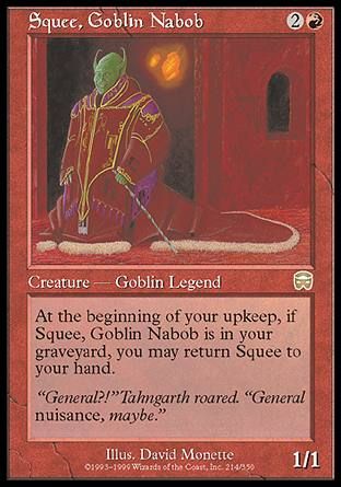 Squee, Goblin Nabob (Mercadian Masques) Trading Card