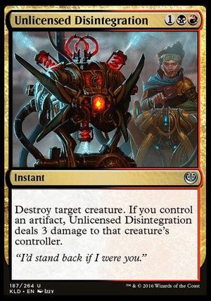 Unlicensed Disintegration (Kaladesh)