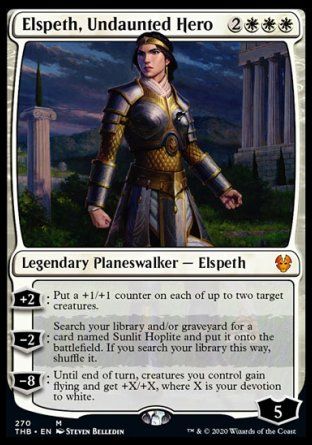 Elspeth, Undaunted Hero (Theros Beyond Death) Trading Card