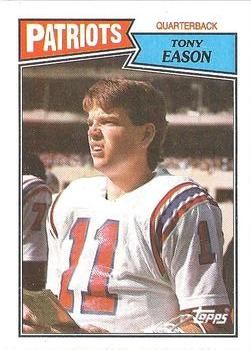 Tony Eason 1987 Topps #97 Sports Card