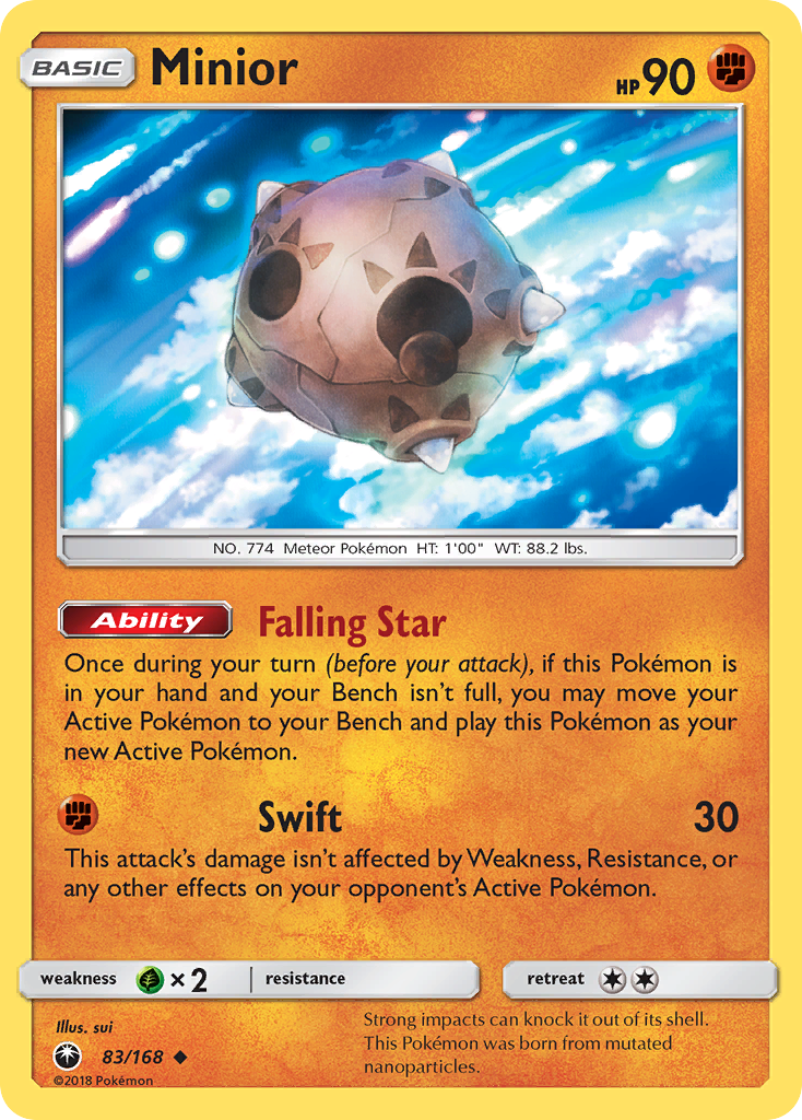 Minior (83/168) - Celestial Storm Pokémon Card