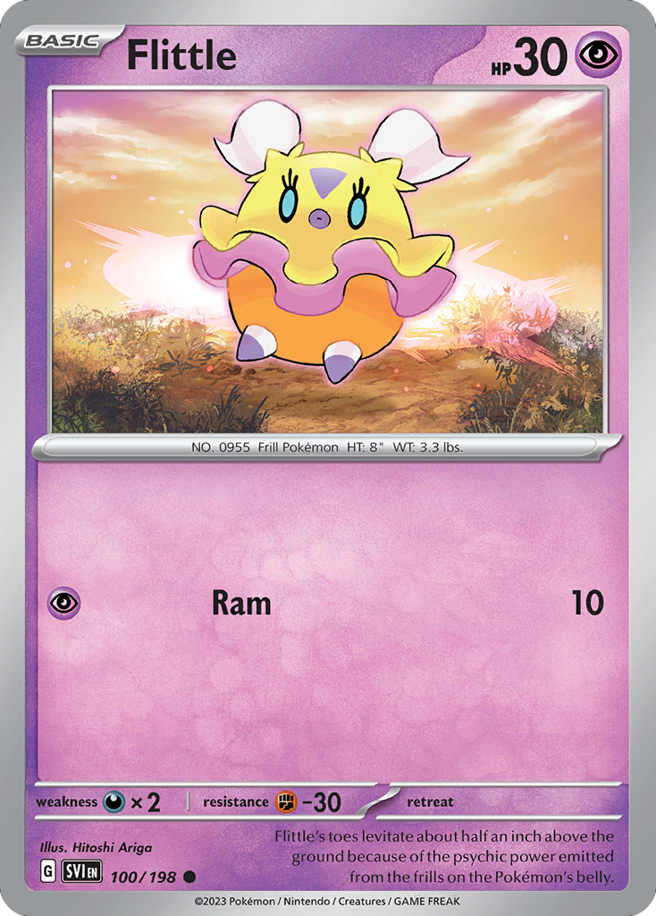 Flittle (100/198) - Scarlet & Violet Pokémon Card