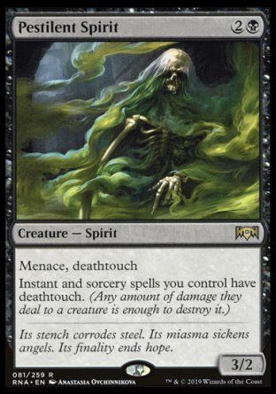 Pestilent Spirit (Ravnica Allegiance) Trading Card