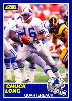 Chuck Long 1989 Score #16 Sports Card