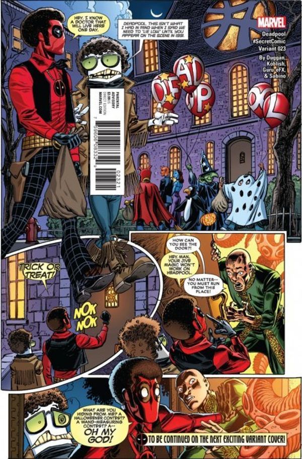 Deadpool #23 (Koblish Secret Comics Variant)