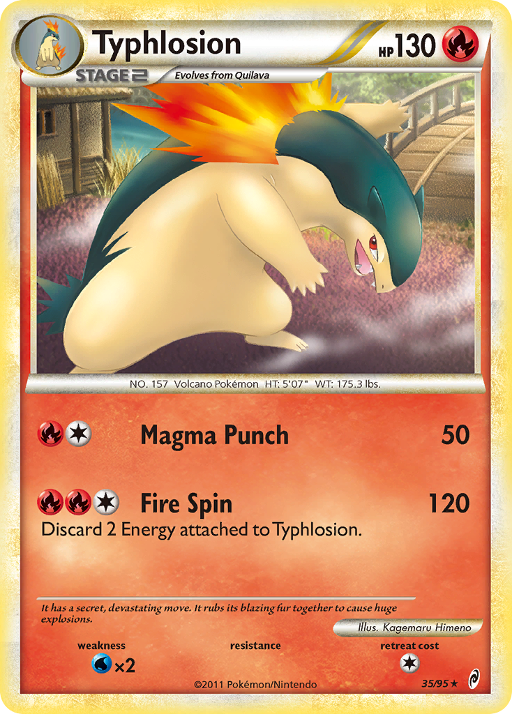 Typhlosion (35/95) - Call of Legends Pokémon Card