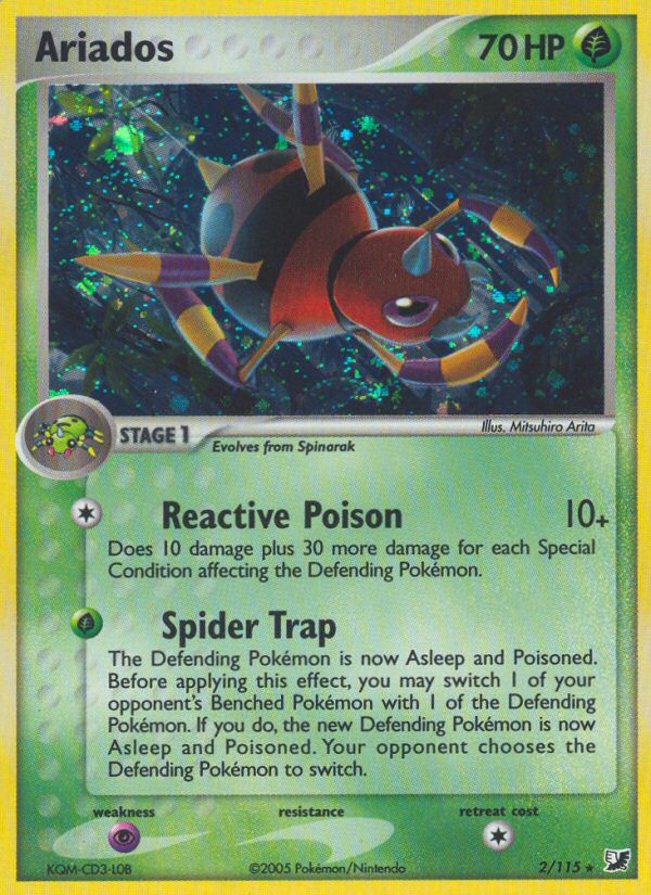 Ariados (2/115) - Unseen Forces Pokémon Card