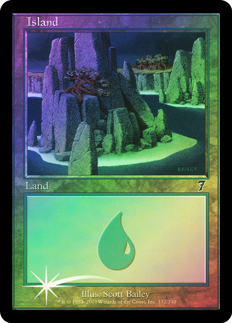 Island (7th Edition - Foil) Trading Card