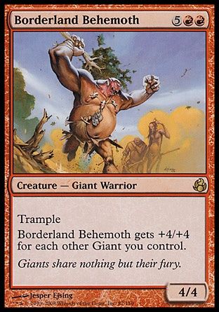 Borderland Behemoth (Morningtide) Trading Card