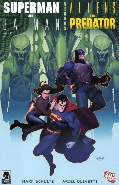 Superman and Batman Versus Aliens and Predator #2 Comic