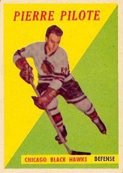 Pierre Pilote 1958 Topps #36 Sports Card