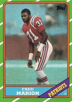 Fred Marion 1986 Topps #42 Sports Card