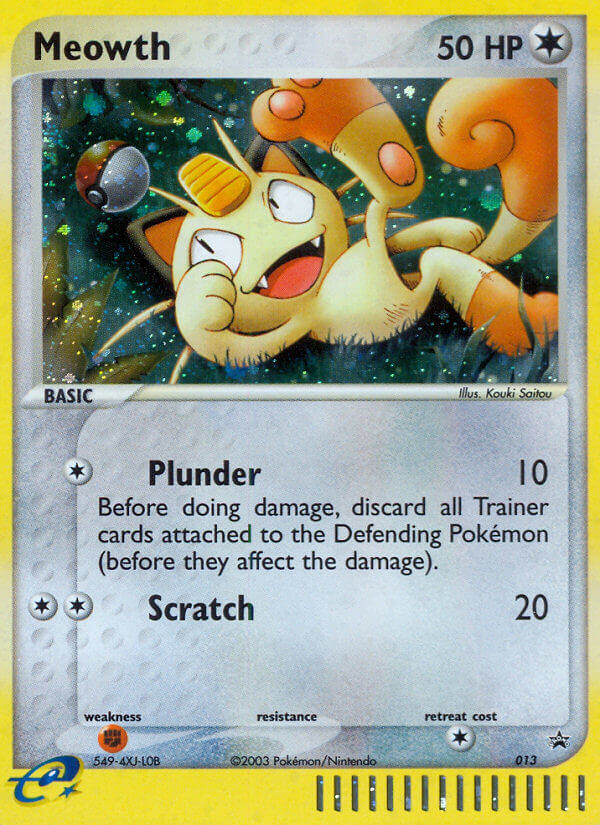 Meowth (13/40) - Nintendo Black Star Promos Pokémon Card