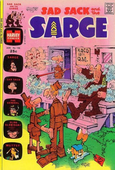 Sad Sack And The Sarge #108 Comic