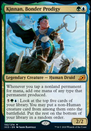 Kinnan, Bonder Prodigy (Ikoria Lair of Behemoths) Trading Card