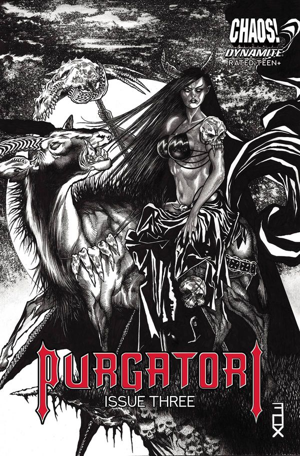 Purgatori #3 (Cover F 15 Copy Cover Fox B&w)