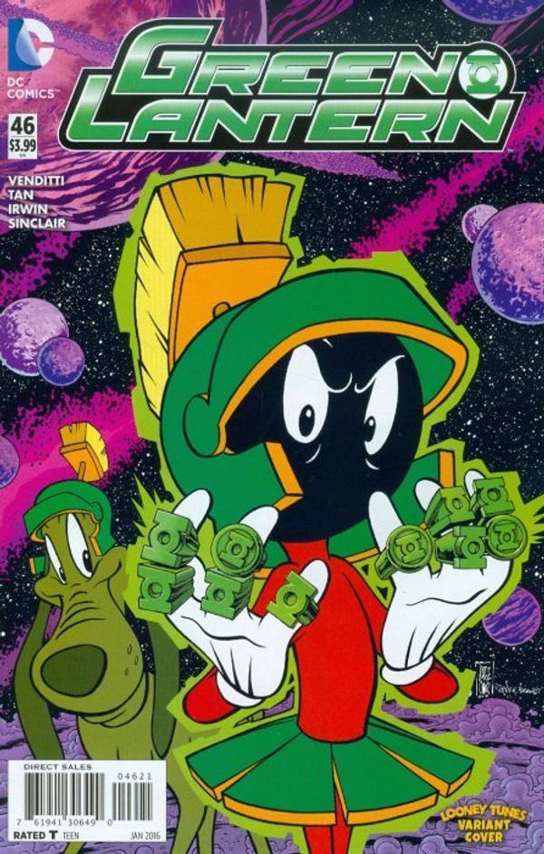 Green Lantern #46 (Looney Tunes Variant Cover)