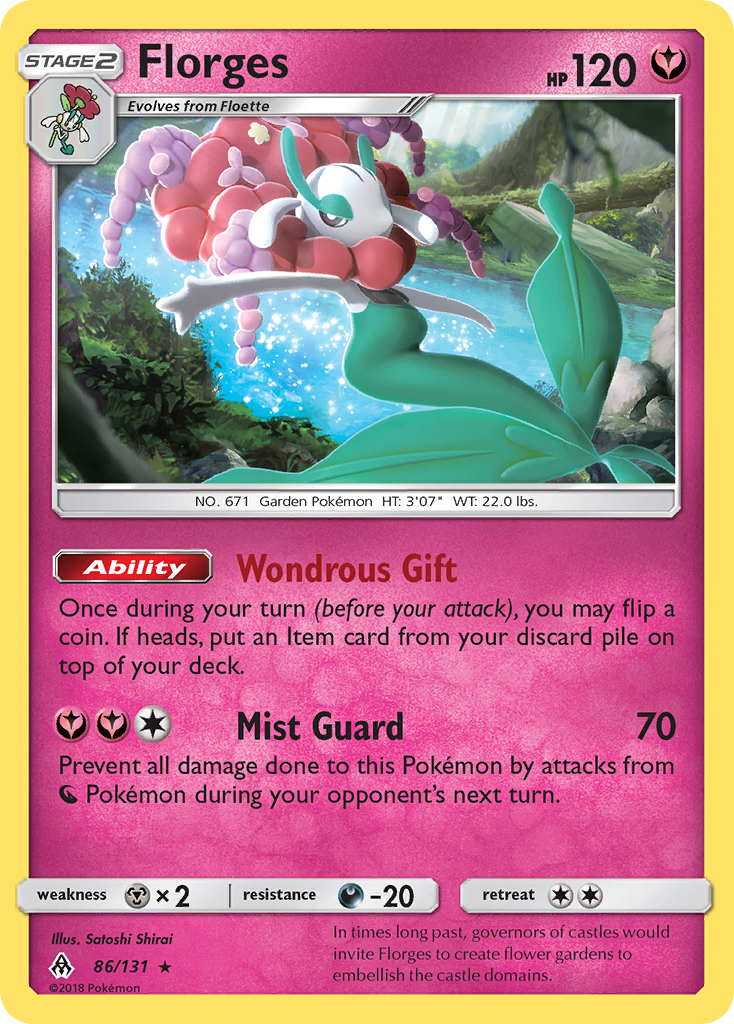 Florges (86/131) - Forbidden Light Pokémon Card