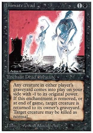 Animate Dead (Unlimited) Trading Card