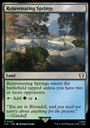 Rejuvenating Springs (The Lord of the Rings Commander Decks) Trading Card