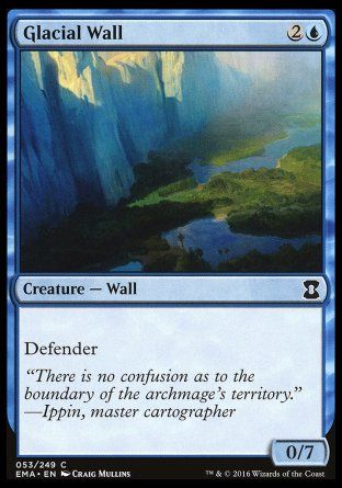 Glacial Wall (Eternal Masters) Trading Card