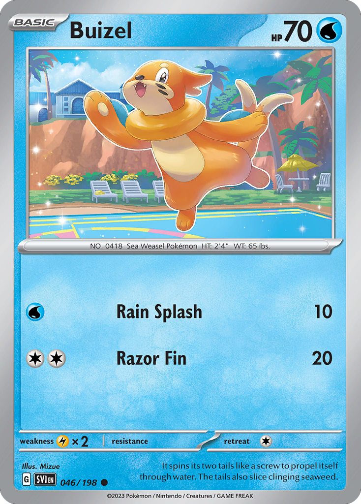 Buizel (46/198) - Scarlet & Violet Pokémon Card