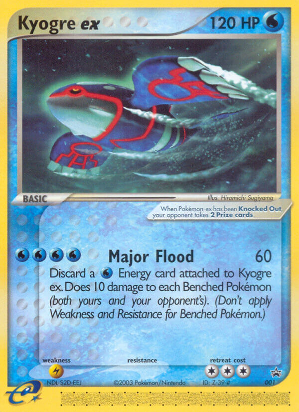 Kyogre Pokémon Card