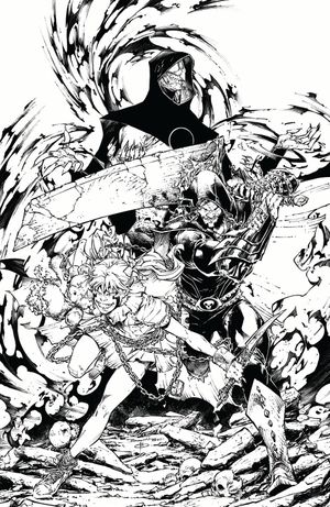 The Curse Of Sherlee Johnson #6 (Cvr C Brett Booth B&W Virgin Variant)