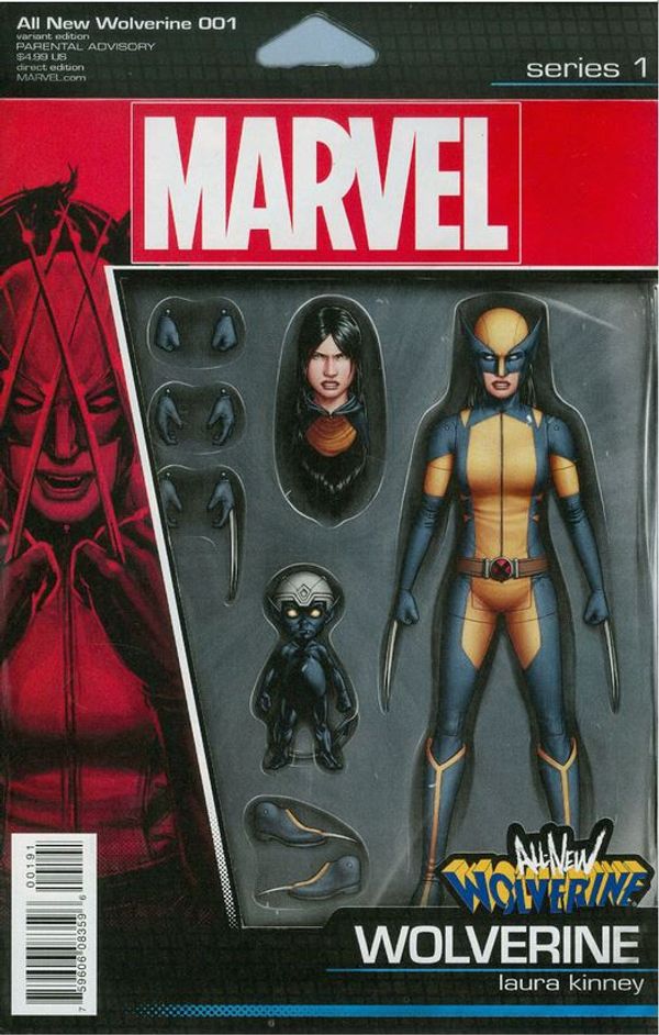 All New Wolverine #1 (Christopher Action Figure Variant)