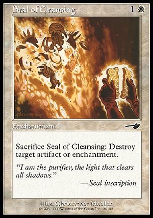 Seal of Cleansing (Nemesis) Trading Card