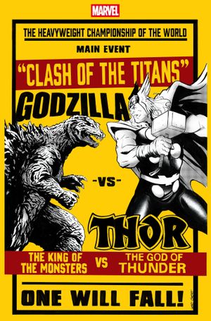 Godzilla Vs. Thor #1 (Lee Garbett Versus Variant)
