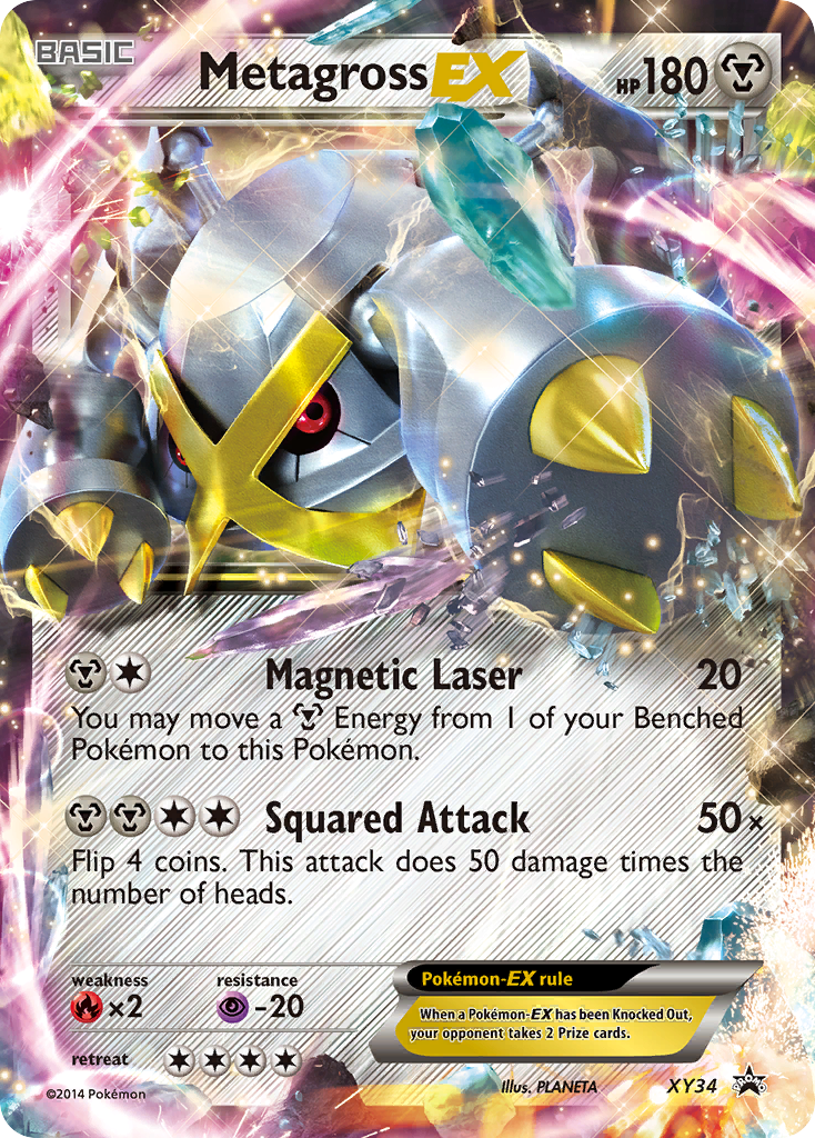 Metagross EX (XY34) - XY Black Star Promos Pokémon Card