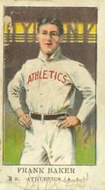 Frank Baker 1909 American Caramel (E91-B) Sports Card
