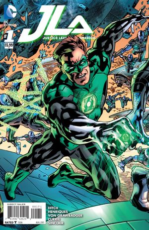 Justice League Of America #1 (Green Lantern Variant Cover)