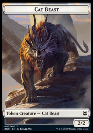 Cat Beast (Zendikar Rising) Trading Card