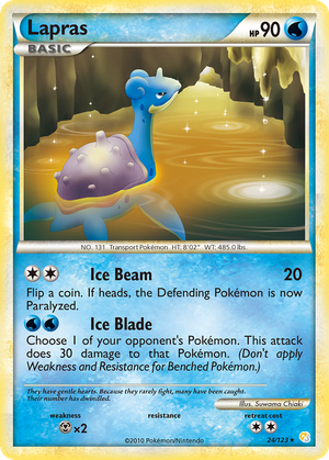 Lapras (24/123) - HeartGold & SoulSilver