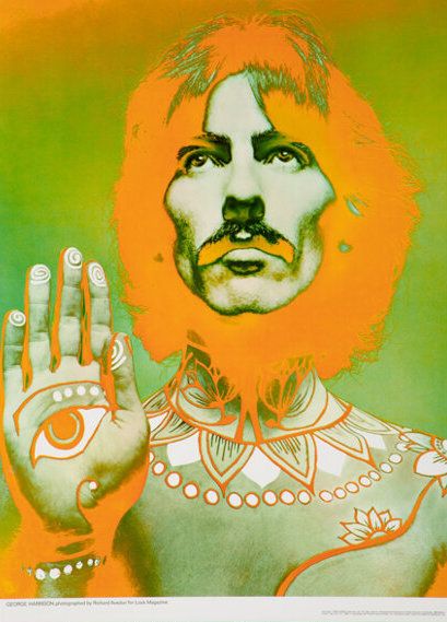 George Harrison of the Beatles Stern Magazine Poster 1967 Concert Poster