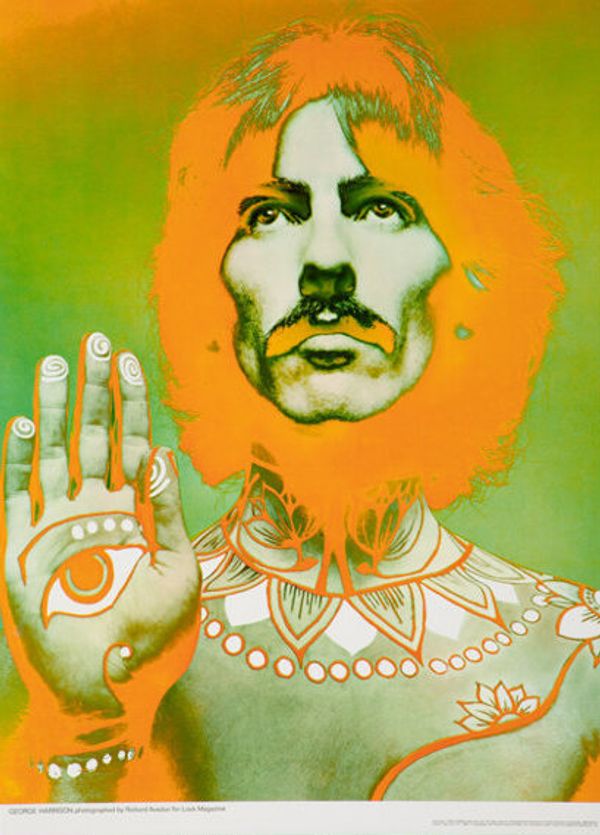 George Harrison of the Beatles Stern Magazine Poster 1967