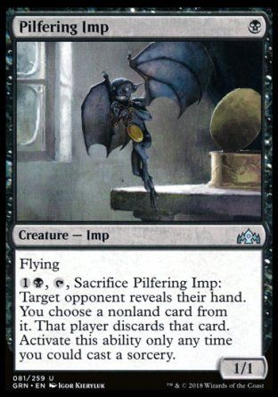 Pilfering Imp (Guilds of Ravnica) Trading Card