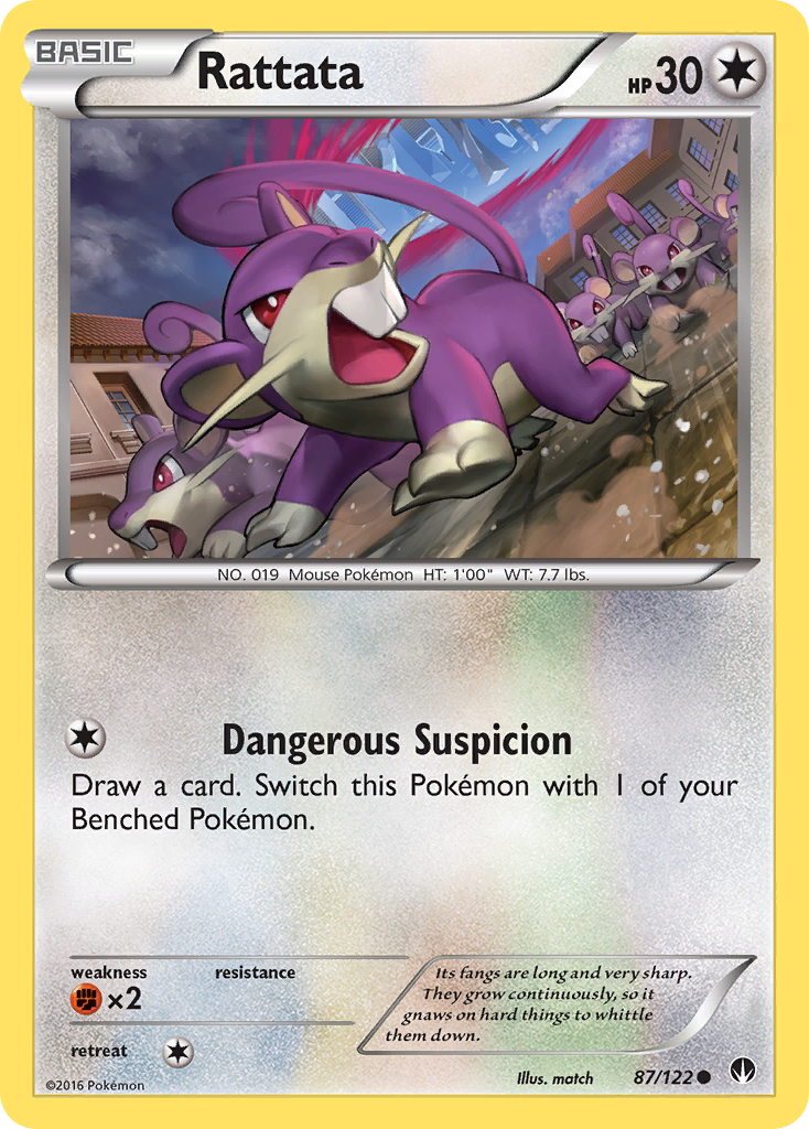 Rattata (87/122) - BREAKpoint Pokémon Card