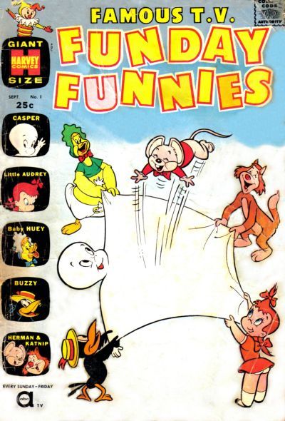 Famous TV Funday Funnies Comic