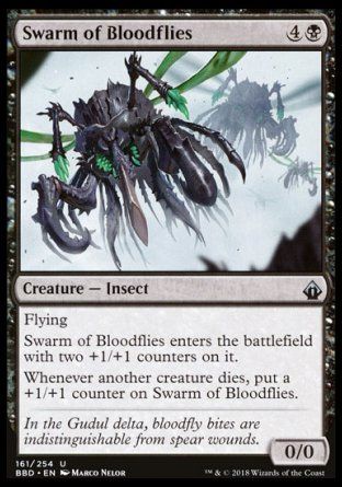 Swarm of Bloodflies (Battlebond) Trading Card