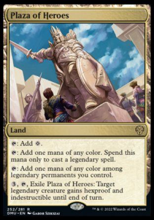 Plaza of Heroes (Dominaria United) Trading Card