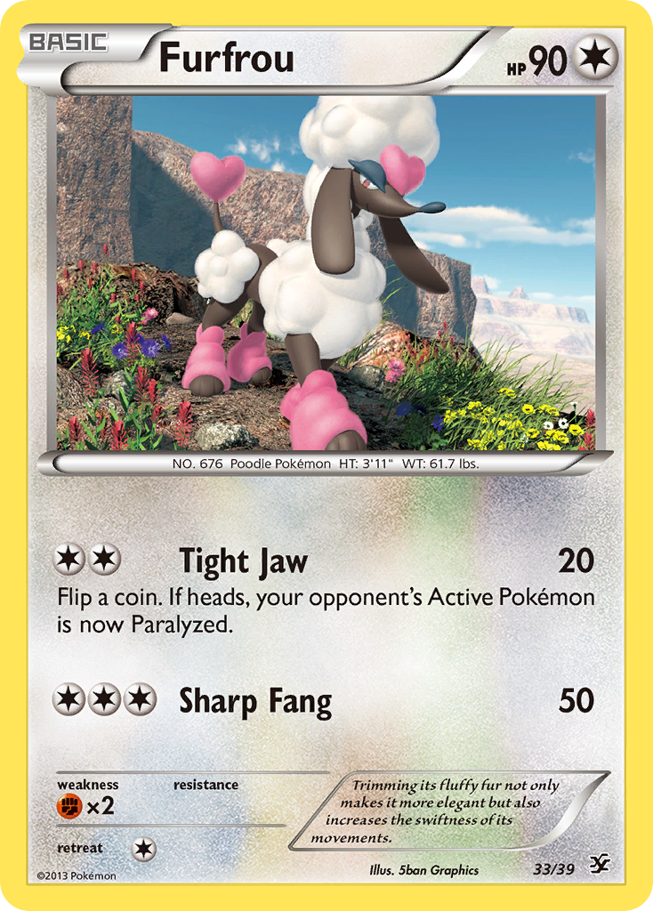 Furfrou (33/39) - Kalos Starter Set Pokémon Card