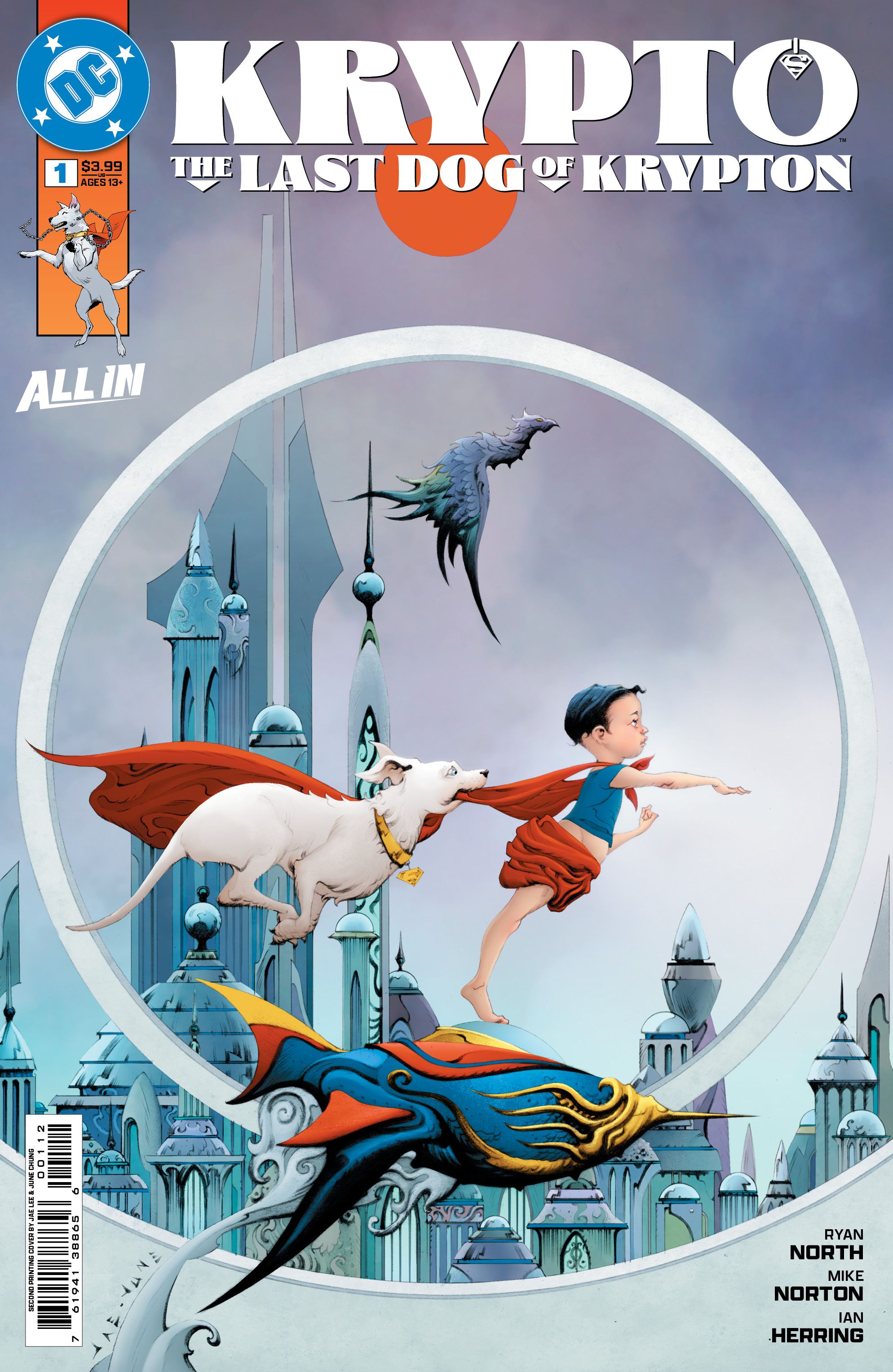 Krypto: The Last Dog of Krypton #1 (Second Printing) Comic