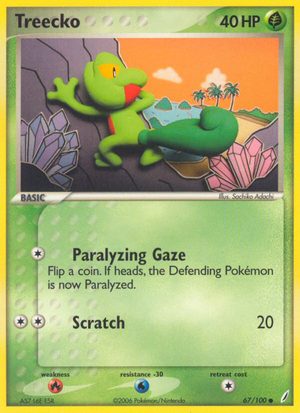 Treecko (67/100) - Crystal Guardians