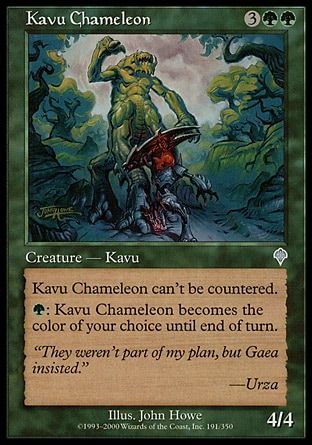 Kavu Chameleon (Invasion) Trading Card