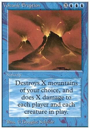 Volcanic Eruption (Unlimited) Trading Card